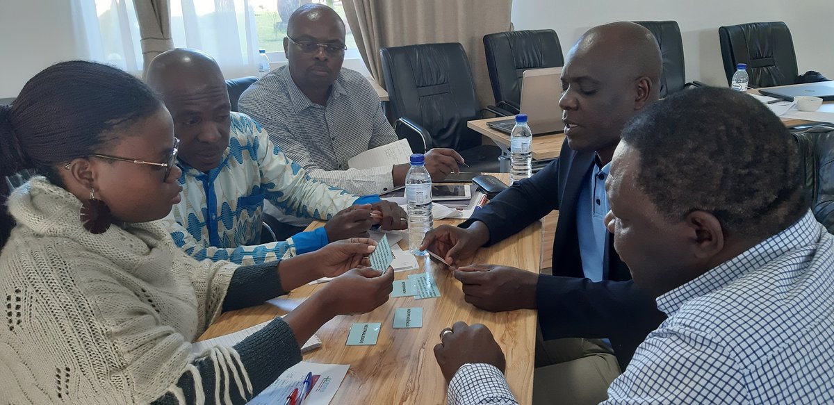 During a group work in workshop on Quality & Accountability at Chimoio, Mozambique in June 2019.