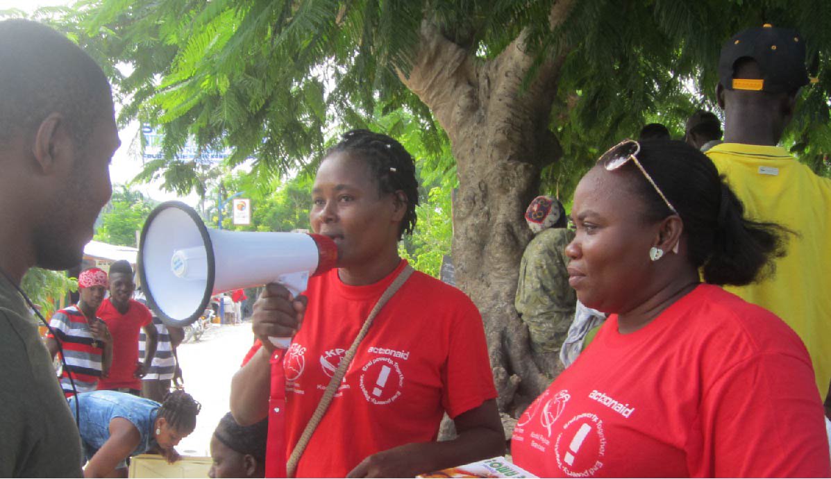 ActionAid Awareness on Protection Haiti