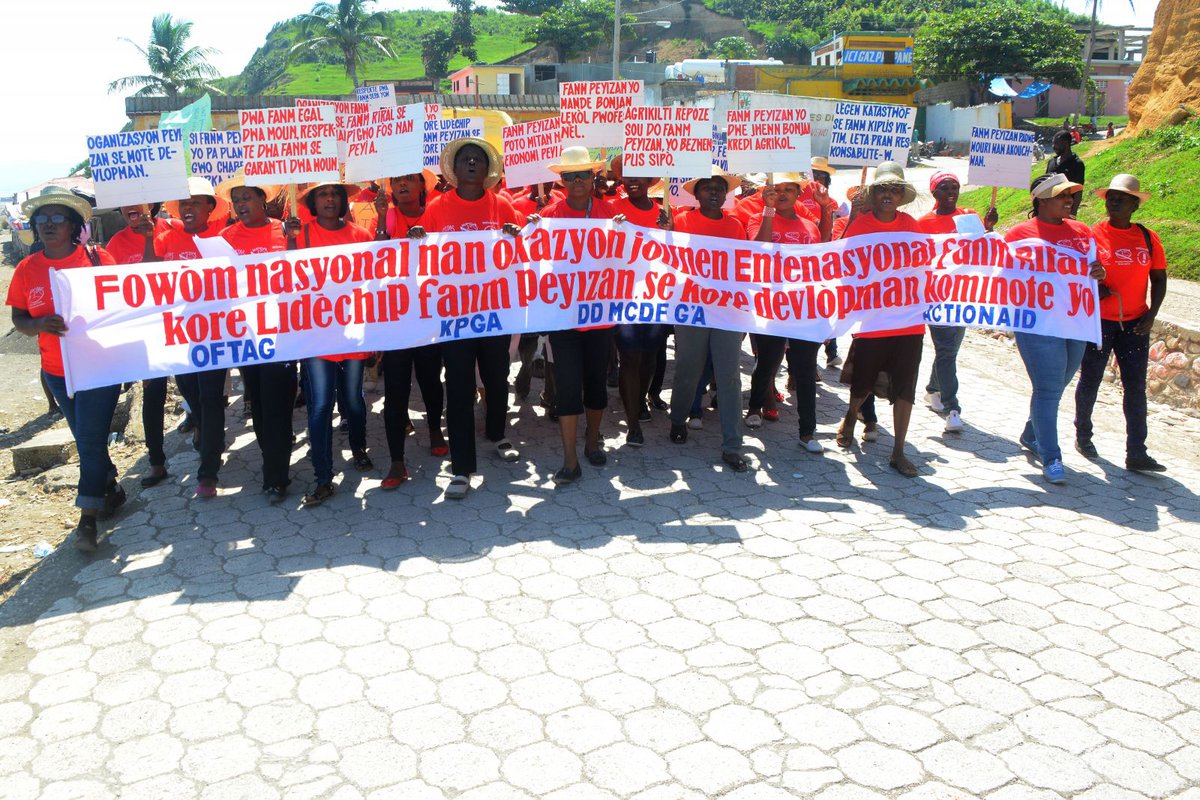 ActionAid Womens Advocacy Forum Haiti